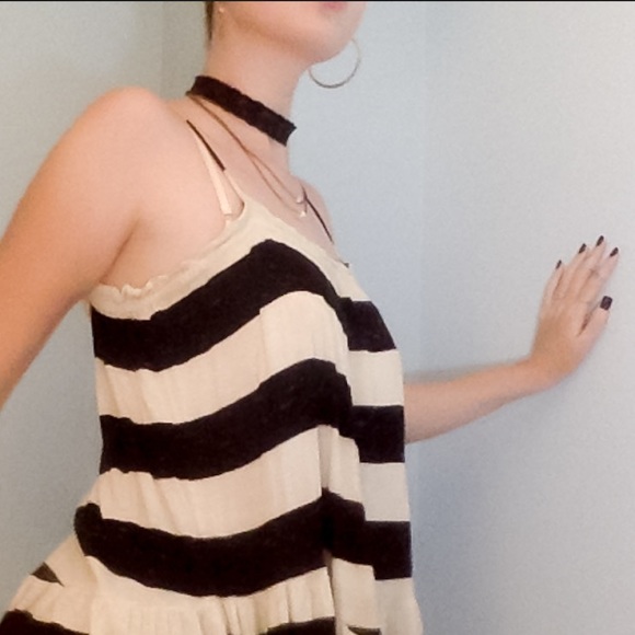 BLACK & WHITE THICK STRIPED SHIRT - Picture 6 of 7